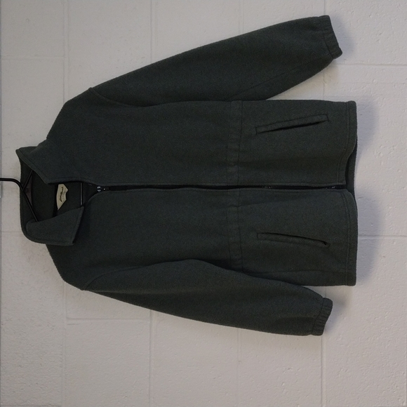 Green Eddie Bauer fleece jacket - Picture 5 of 5